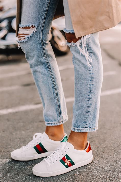 gucci jean sneakers|Gucci sneaker for sale.